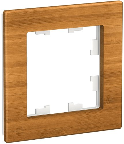 Рамка универсальная Systeme Electric AtlasDesign Nature 1-м. дерево бамбук картинка